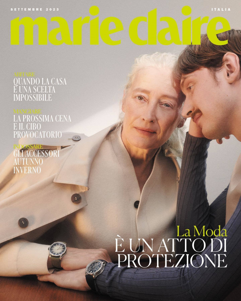 Norton Carr featured on the Marie Claire Italy cover from September 2023