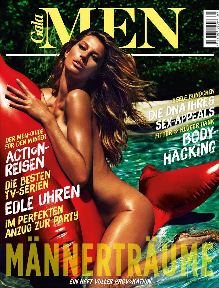 Gisele Bundchen featured on the Gala Men cover from December 2014