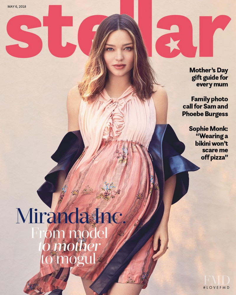 Miranda Kerr featured on the Stellar cover from May 2018