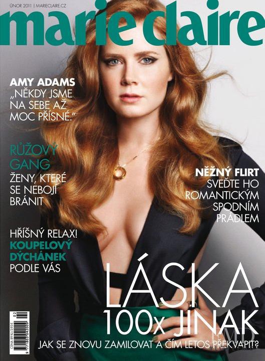Amy Adams featured on the Marie Claire Czech Republic cover from February 2011