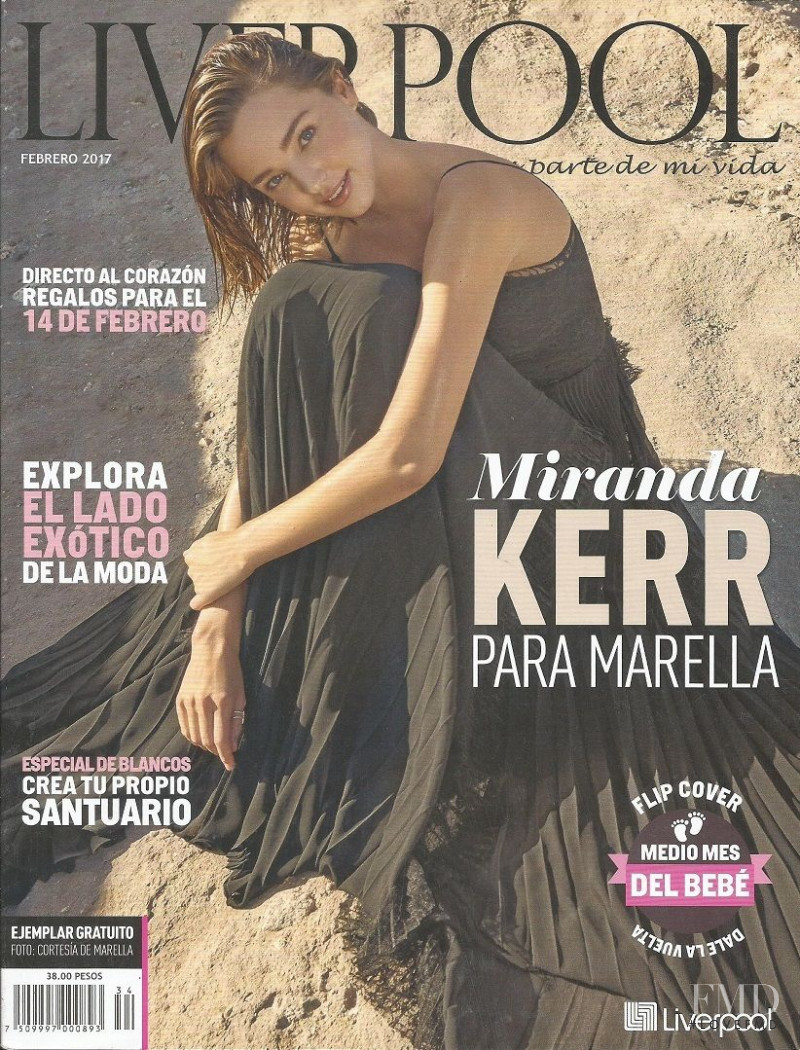 Miranda Kerr featured on the Liverpool cover from February 2017