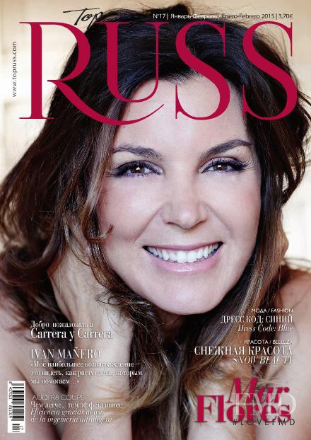 Mar Flores featured on the Top Russ cover from January 2015