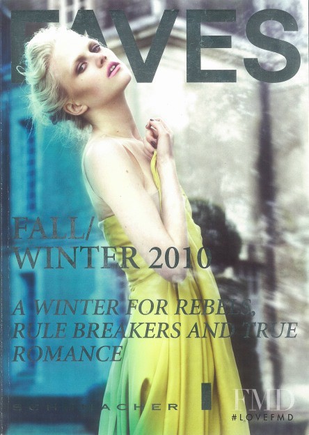 Charlotte Nolting featured on the FAVES cover from September 2010