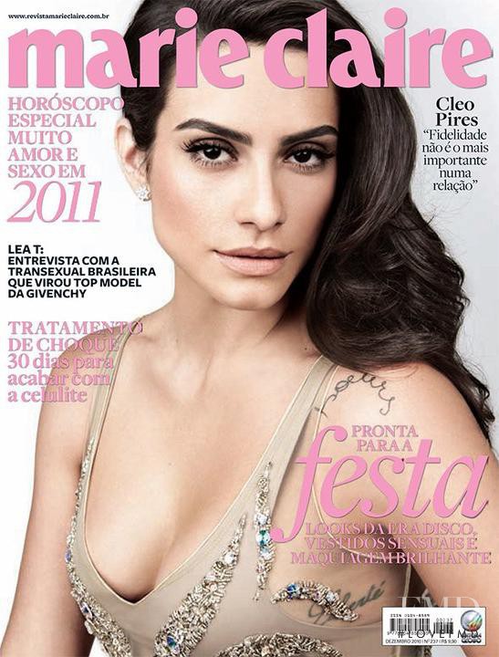 Cleo Pires featured on the Marie Claire Brazil cover from December 2010