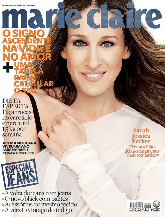 Sarah Jessica Parker featured on the Marie Claire Brazil cover from July 2010