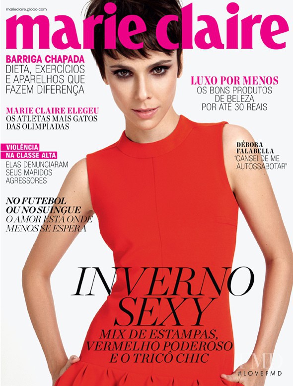 Débora Falabella featured on the Marie Claire Brazil cover from June 2012