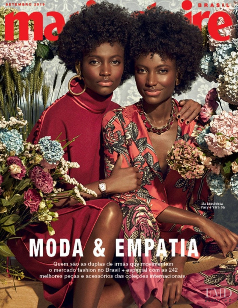 Yacy Sa, Yara Sa featured on the Marie Claire Brazil cover from September 2019
