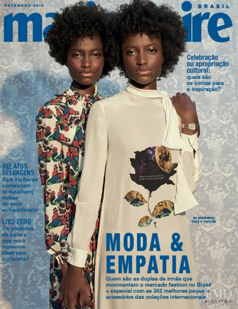 Yacy Sa, Yara Sa featured on the Marie Claire Brazil cover from September 2019