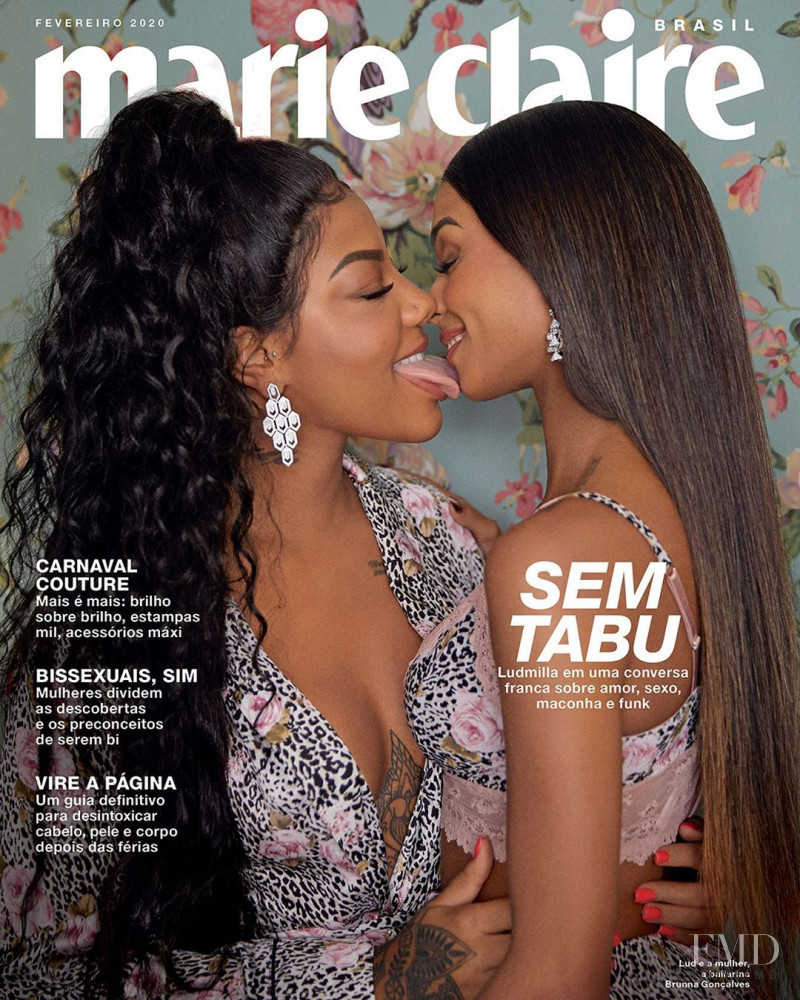  featured on the Marie Claire Brazil cover from February 2020