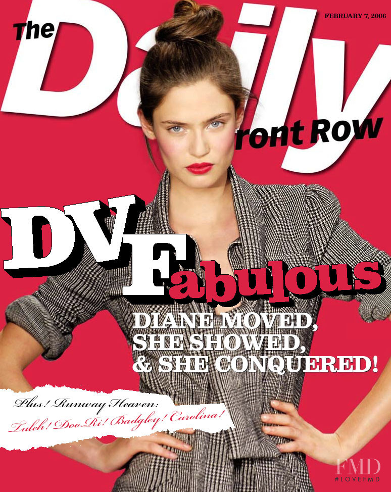 Bianca Balti featured on the The Daily Front Row cover from February 2006