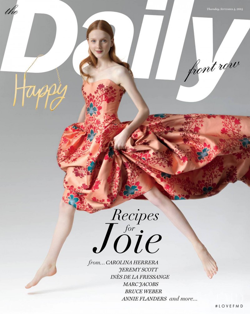 Madison Stubbington featured on the The Daily Front Row cover from September 2014