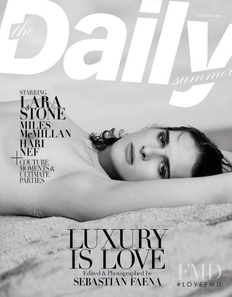 Hari Nef featured on the The Daily Front Row cover from August 2016