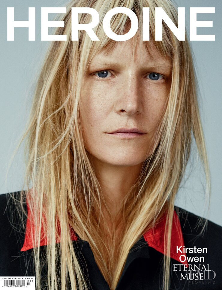 Kirsten Owen featured on the Heroine cover from September 2015