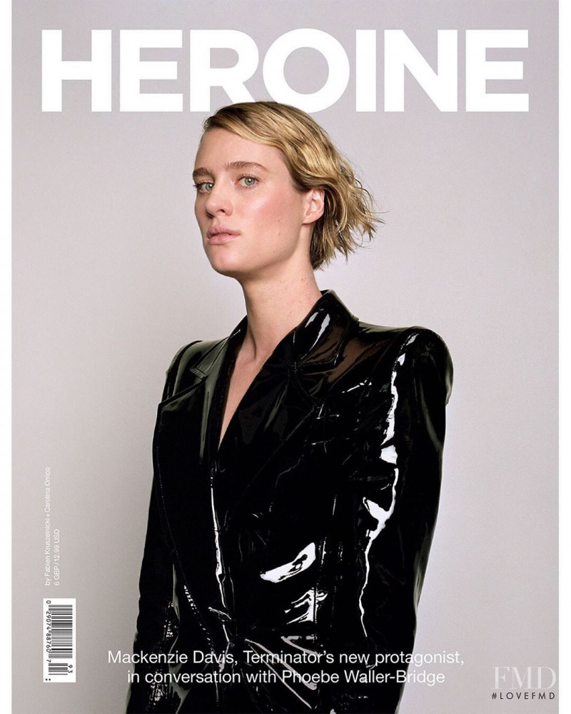 Mackenzie Davis featured on the Heroine cover from September 2019