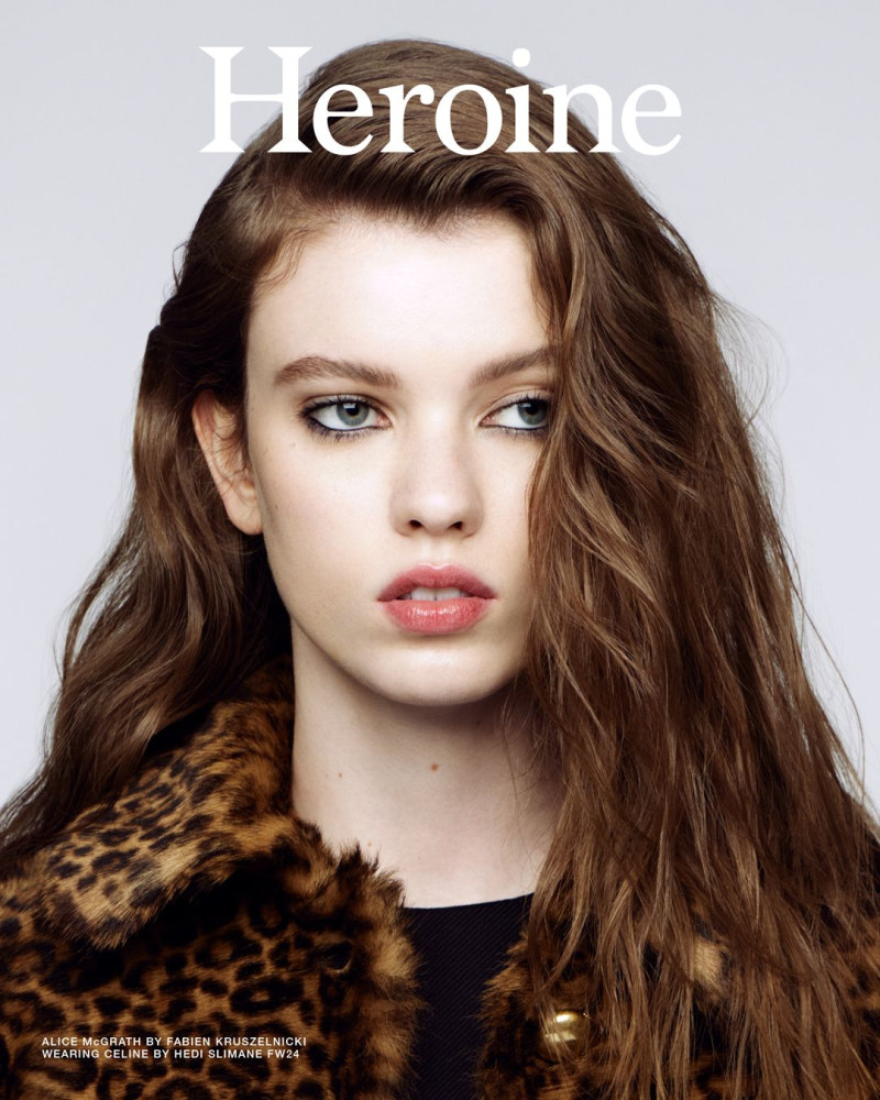 Alice McGrath featured on the Heroine cover from September 2024