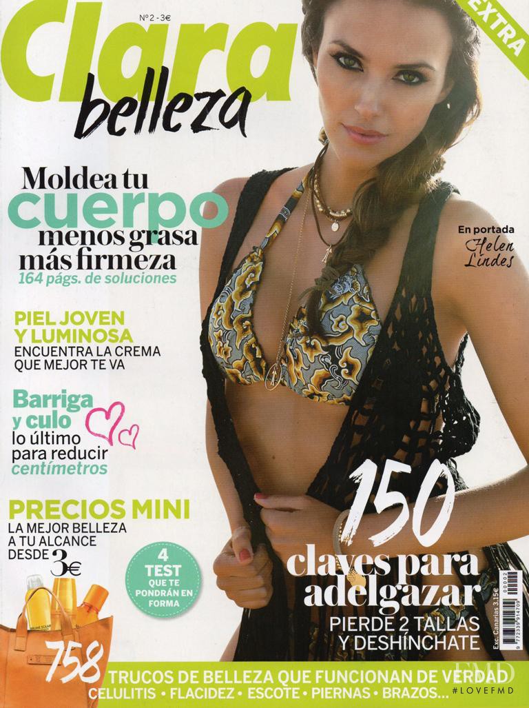 Helen Lindes featured on the Clara Belleza cover from June 2014