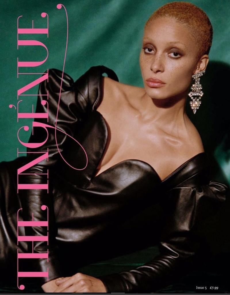 Adwoa Aboah featured on the The Ingenue cover from April 2017