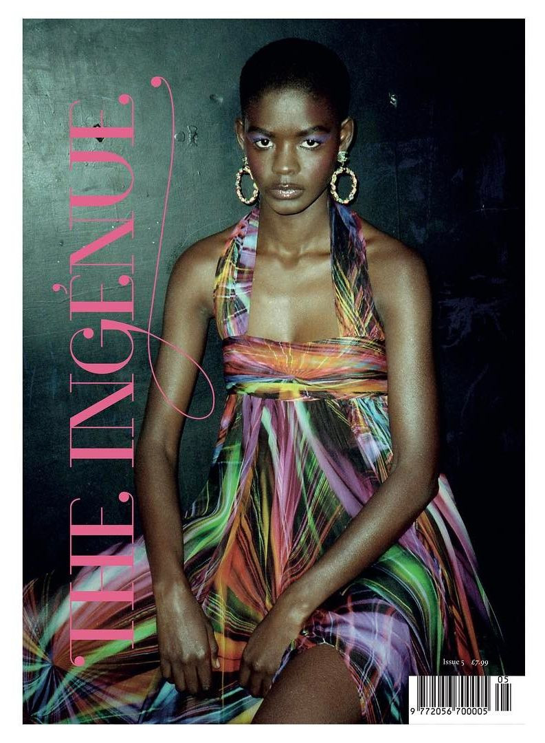 Mouna Fadiga featured on the The Ingenue cover from June 2017