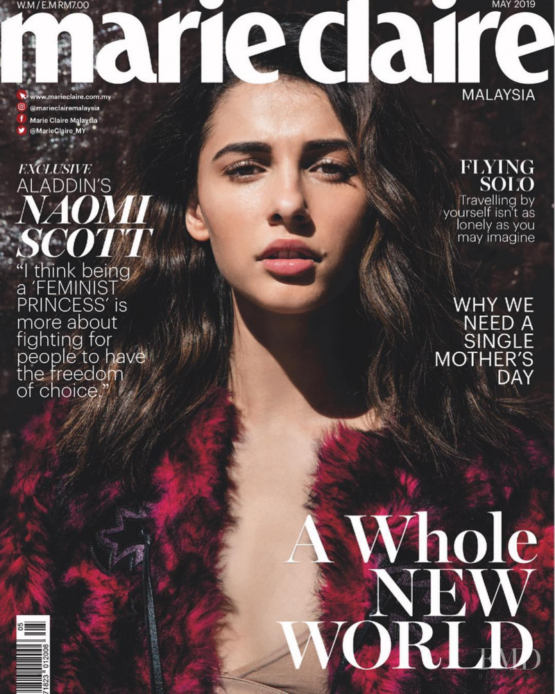 Cover Of Marie Claire Malaysia With Naomi Scott May 2019 Id 49848 Magazines The Fmd