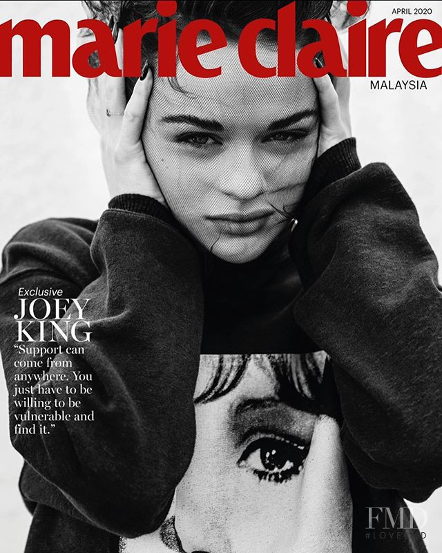  featured on the Marie Claire Malaysia cover from April 2020
