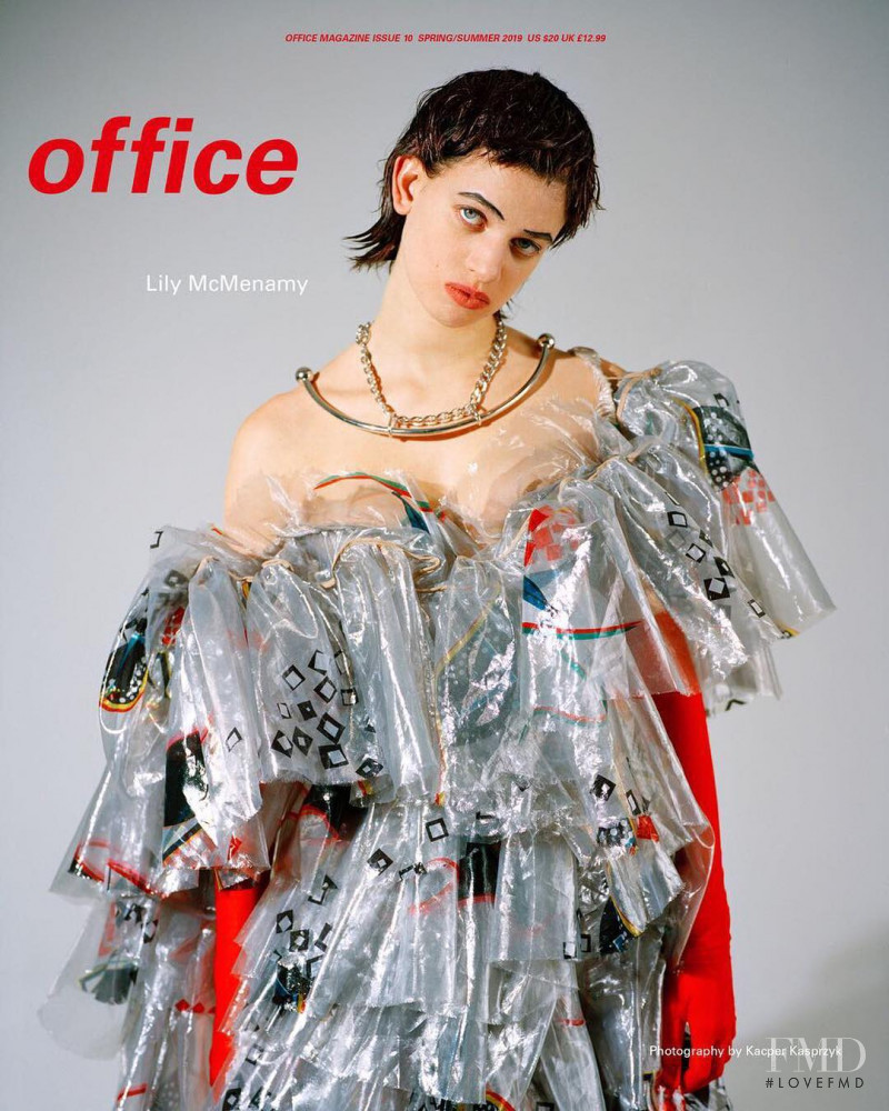 Lily McMenamy featured on the Office cover from February 2019