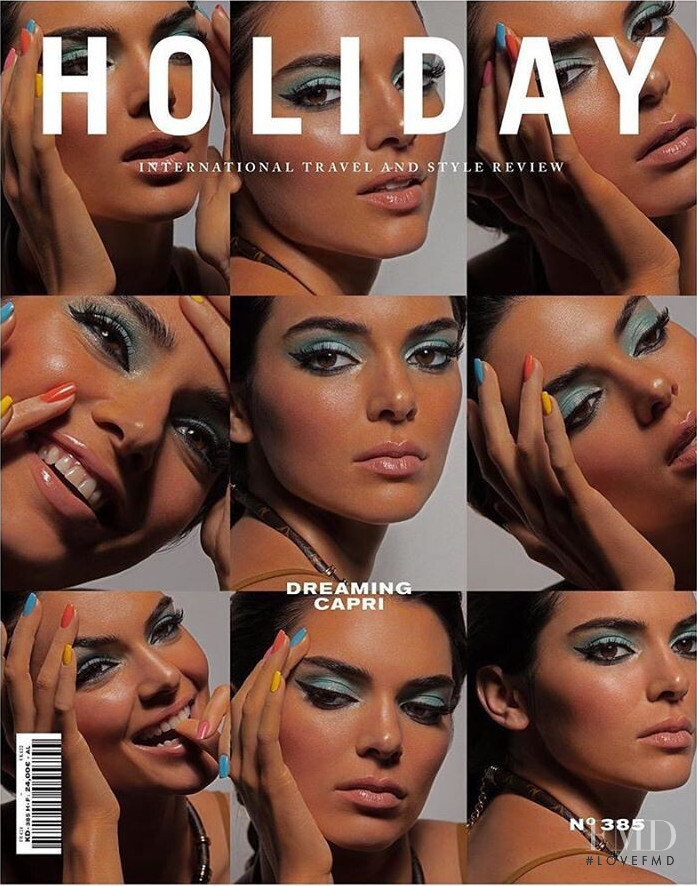 Kendall Jenner featured on the Holiday cover from February 2020