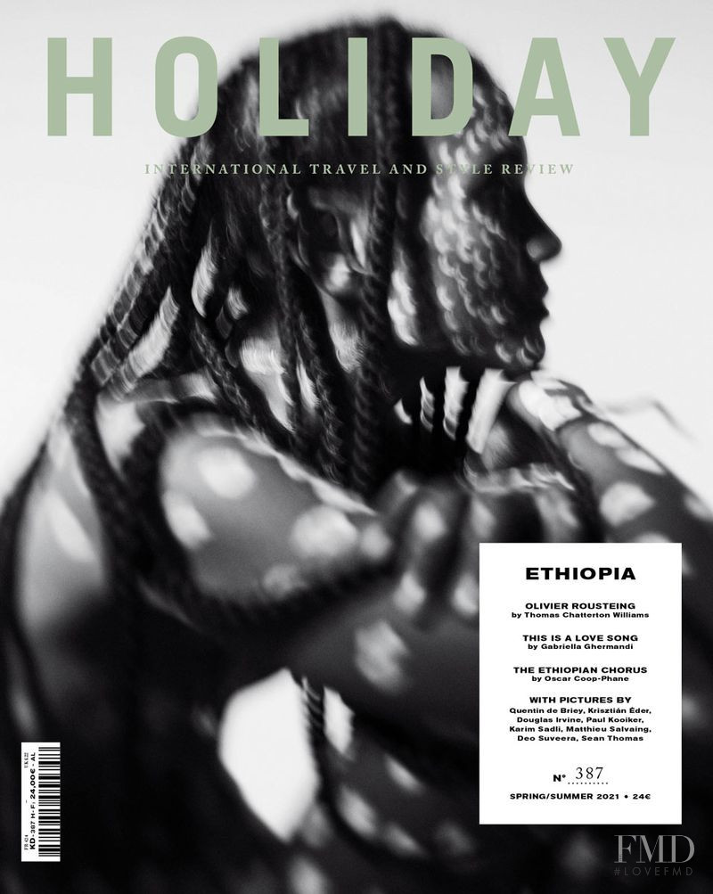 Liya Kebede featured on the Holiday cover from February 2021