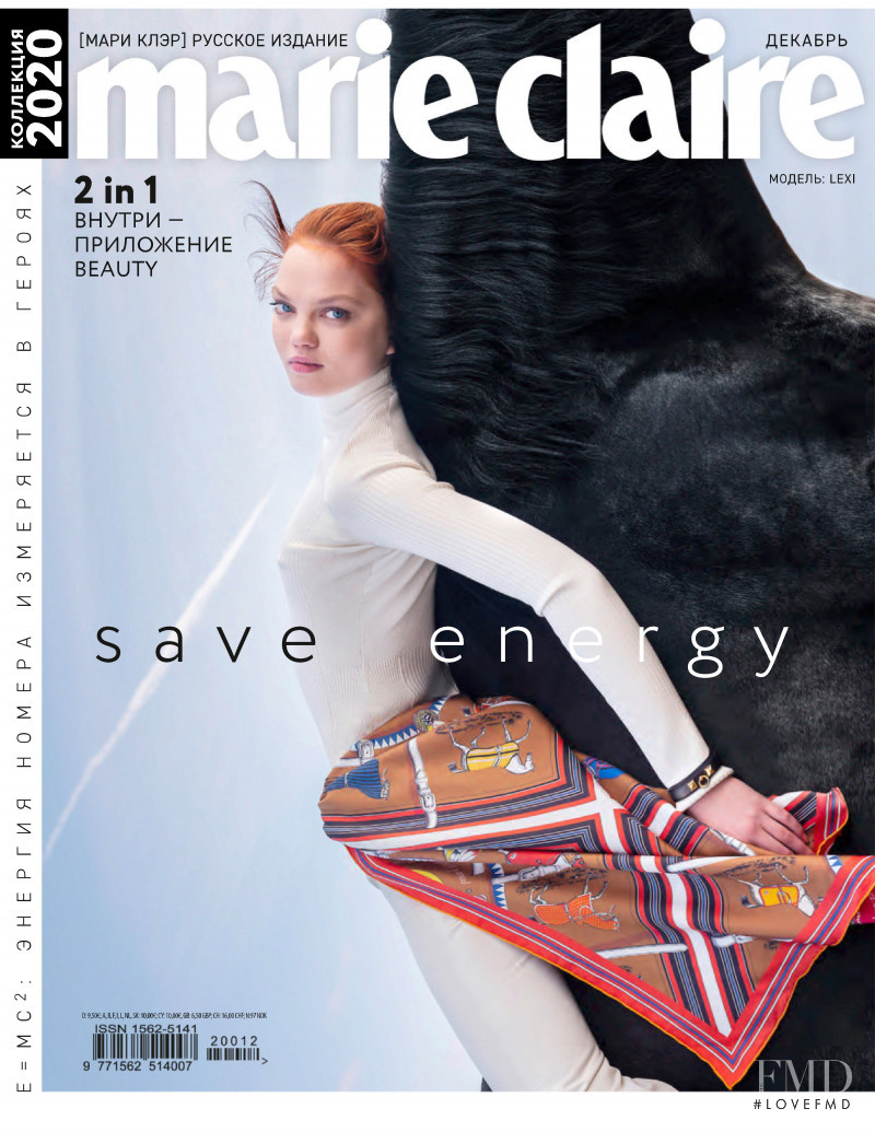  featured on the Marie Claire Russia cover from December 2020