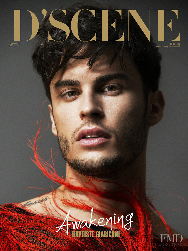Baptiste Giabiconi featured on the Design Scene cover from June 2015