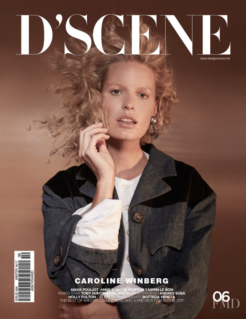 Caroline Winberg featured on the Design Scene cover from December 2016