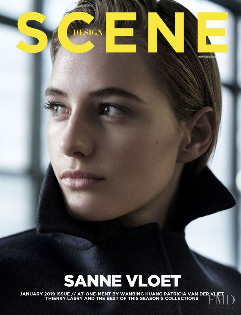 Sanne Vloet featured on the Design Scene cover from January 2019