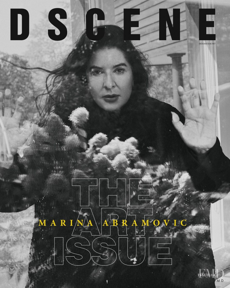 Marina Abramovic featured on the Design Scene cover from December 2020