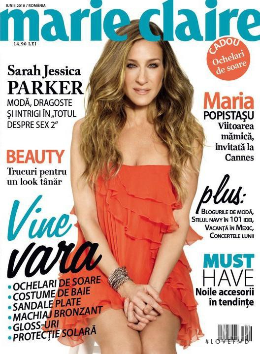 Sarah Jessica Parker featured on the Marie Claire Romania cover from June 2010