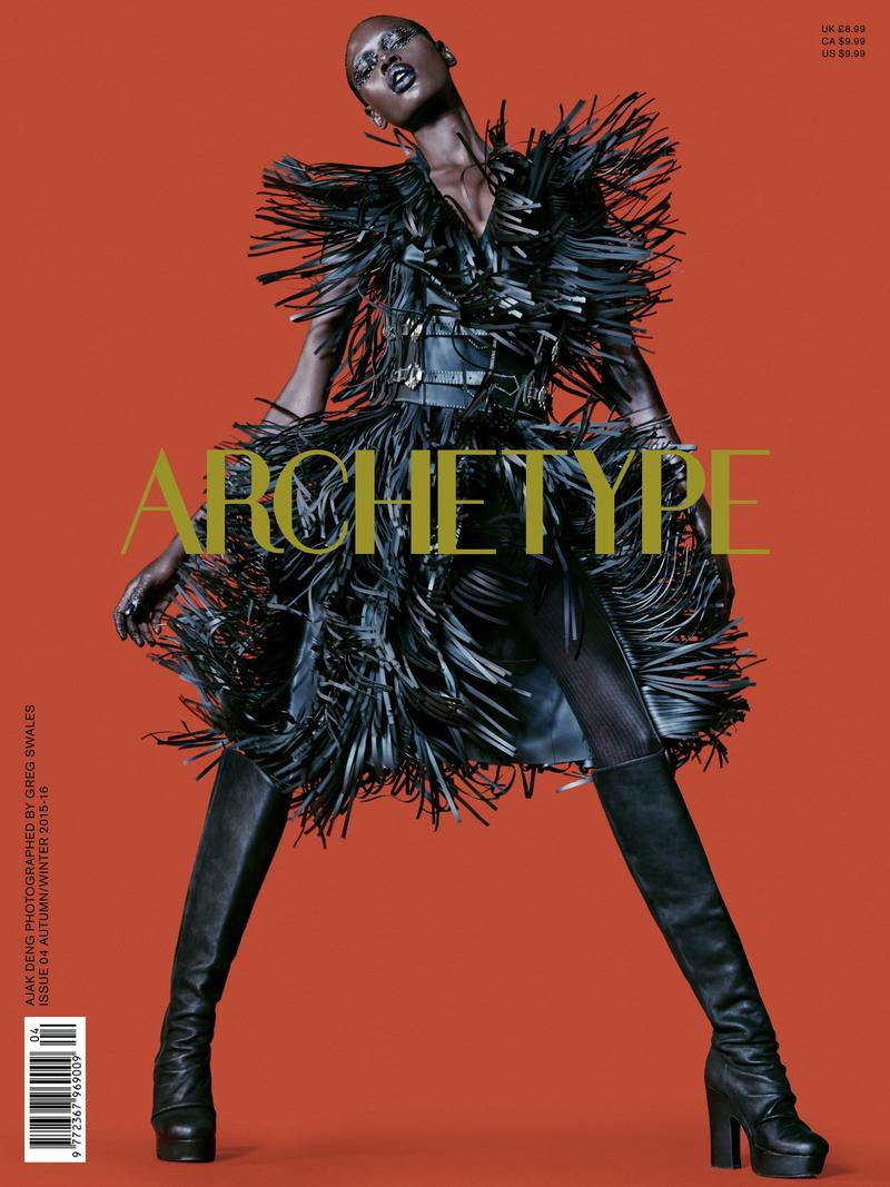Ajak Deng featured on the Archetype cover from September 2015
