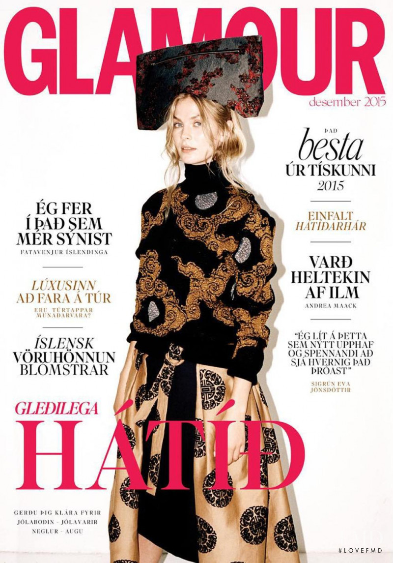  featured on the Glamour Iceland cover from December 2015