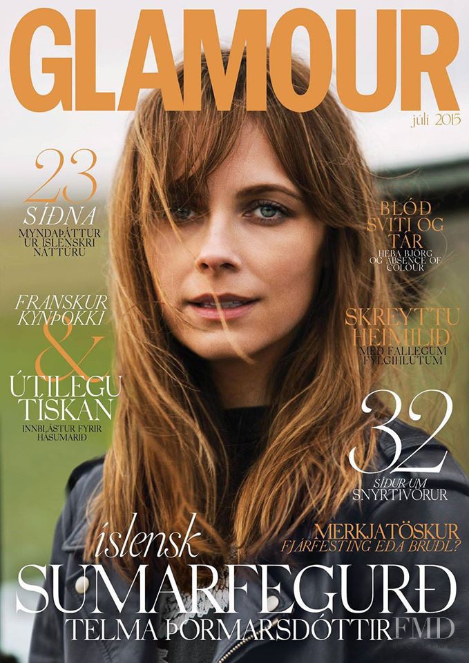  featured on the Glamour Iceland cover from July 2015