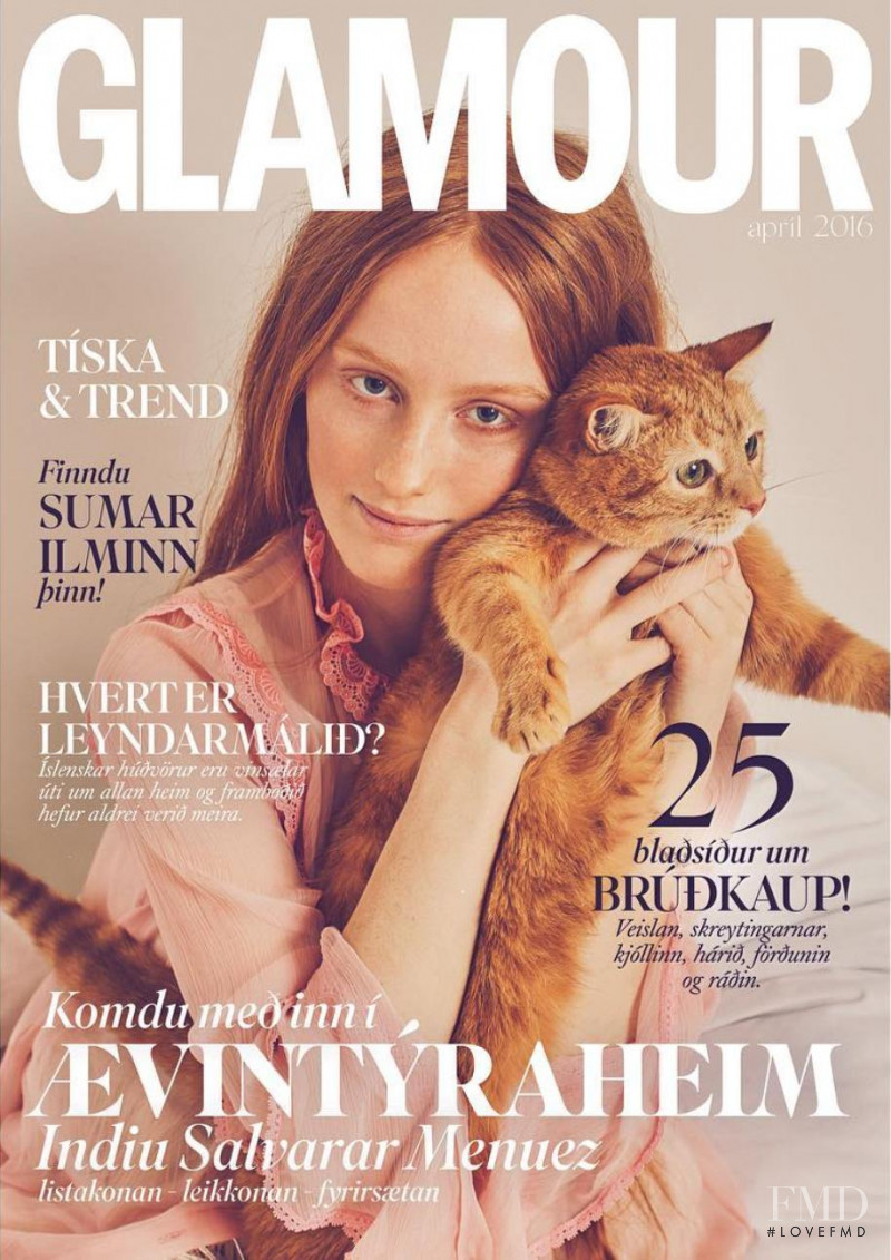  featured on the Glamour Iceland cover from April 2016