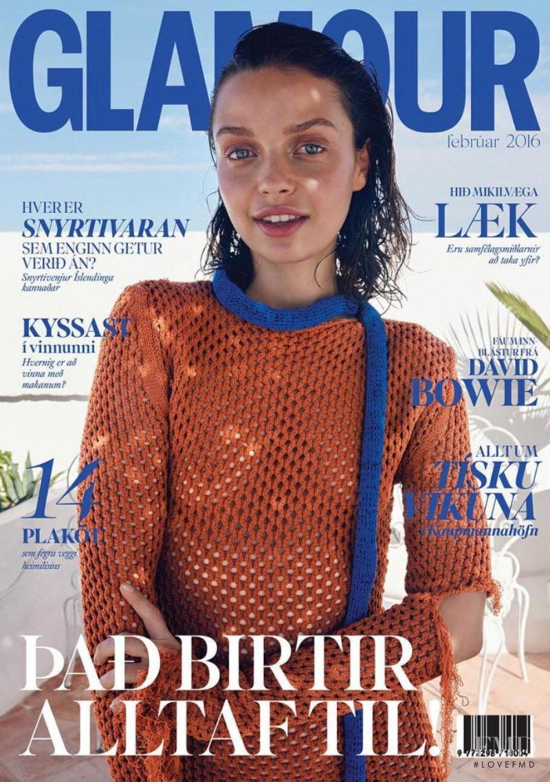  featured on the Glamour Iceland cover from February 2016