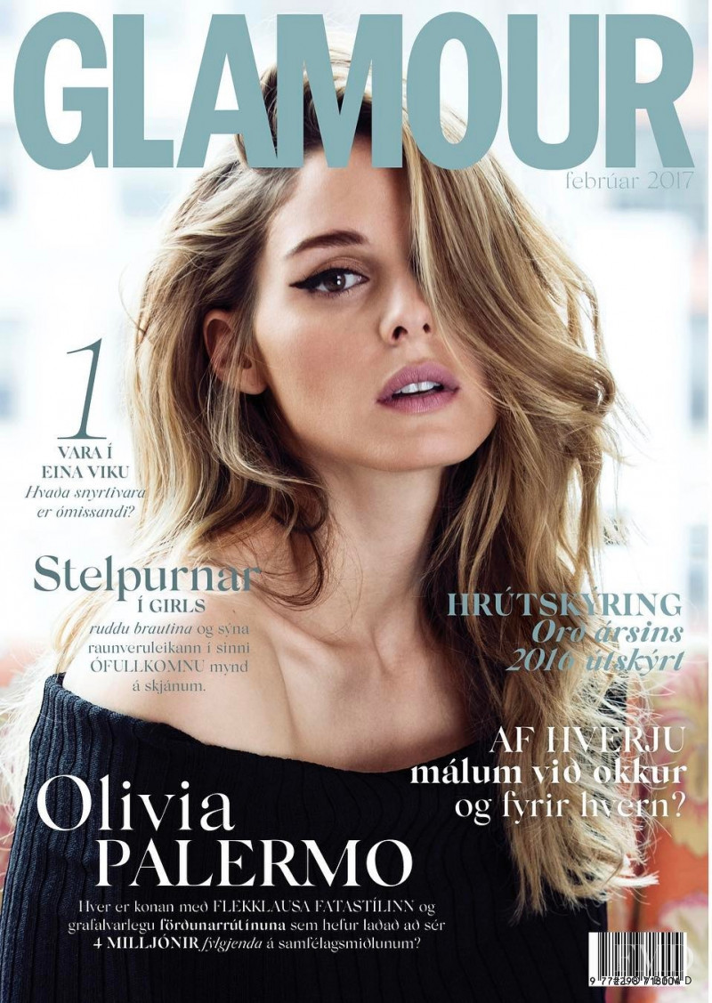 Olivia Palermo featured on the Glamour Iceland cover from February 2017