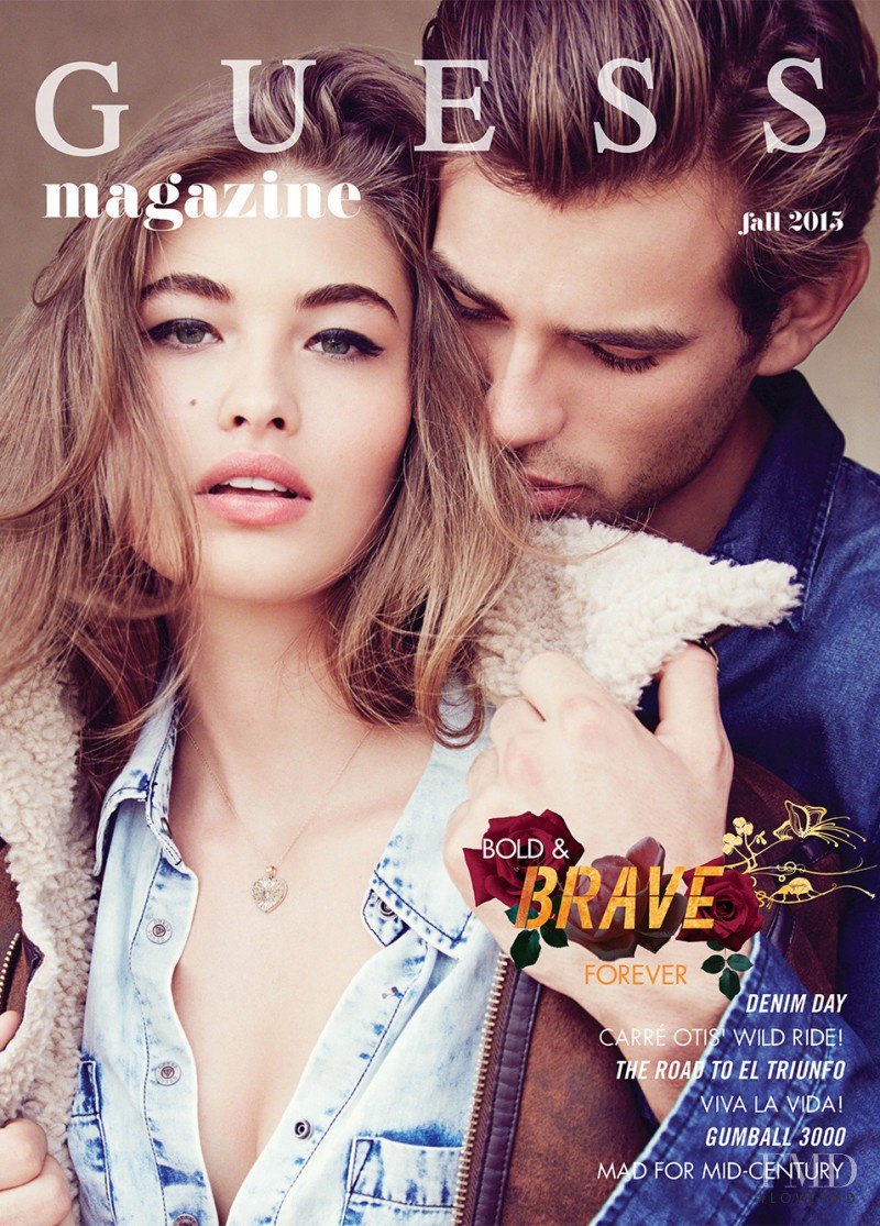 Grace Elizabeth featured on the Guess cover from September 2015