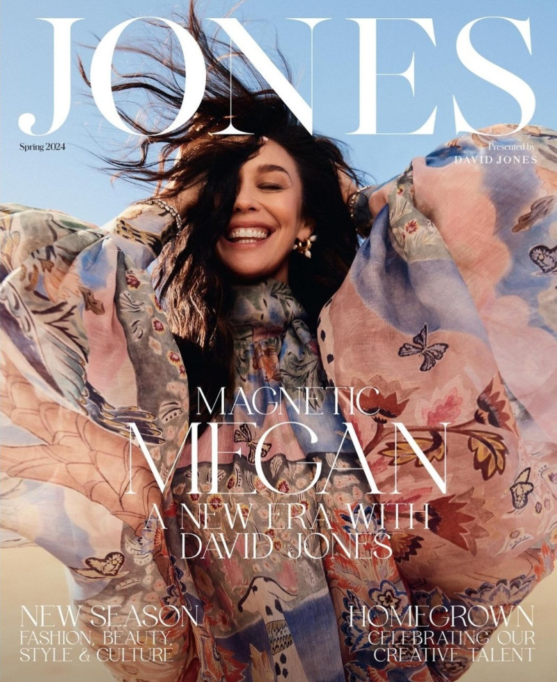 Megan Gale featured on the Jones cover from March 2024