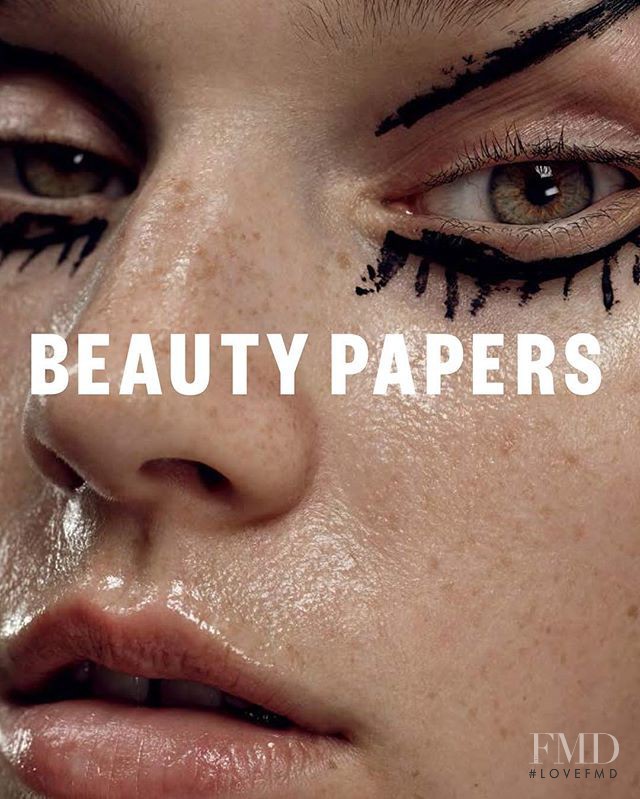 Leila Goldkuhl featured on the Beauty Papers cover from February 2016