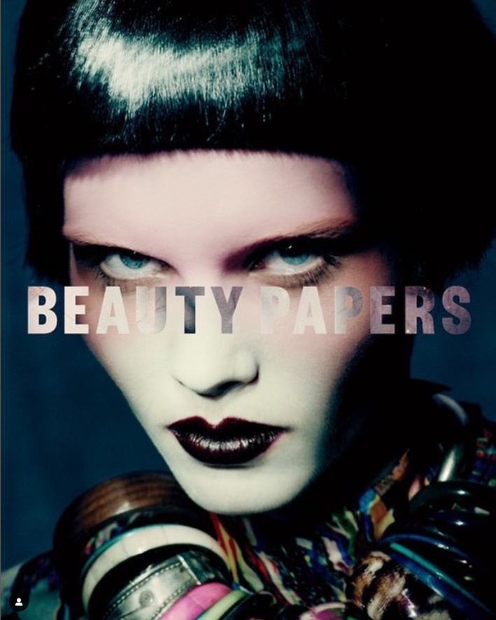 Ida Heiner featured on the Beauty Papers cover from October 2023