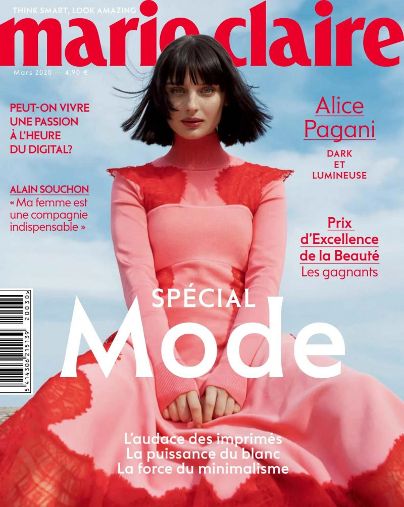  featured on the Marie Claire Belgium cover from March 2020