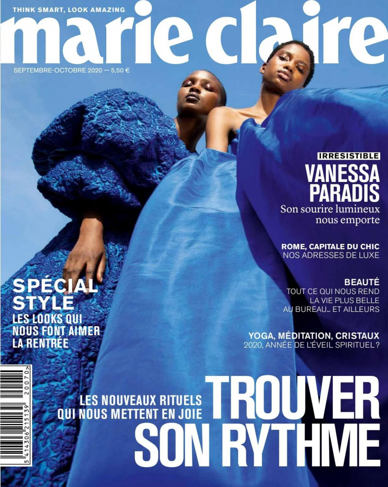  featured on the Marie Claire Belgium cover from September 2020