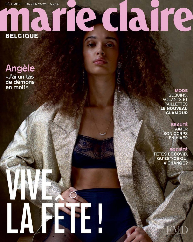  featured on the Marie Claire Belgium cover from December 2021