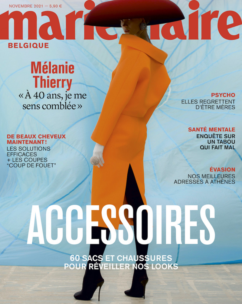  featured on the Marie Claire Belgium cover from November 2021