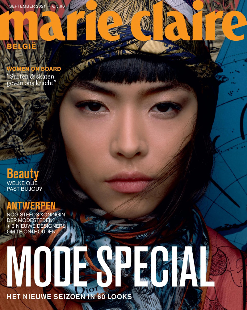  featured on the Marie Claire Belgium cover from September 2021