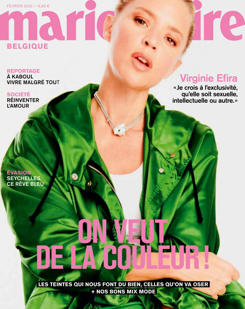  featured on the Marie Claire Belgium cover from February 2022