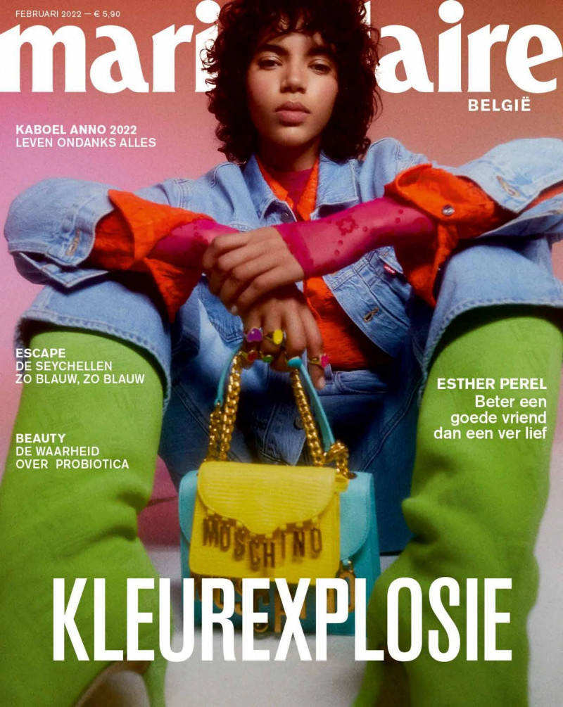  featured on the Marie Claire Belgium cover from February 2022